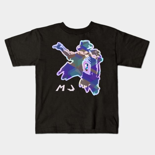 MJ Style With Little Thriller Kids T-Shirt by neogu